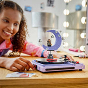 LEGO Olivia Rodrigo 43029 koncert Holdja használat közben forgatható lemezjátszóval