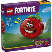 LEGO Fortnite Tomatohead készlet dobozképe, 210 elemes gamer építőkészlettel és exkluzív Fortnite játékon belüli bónusszal.