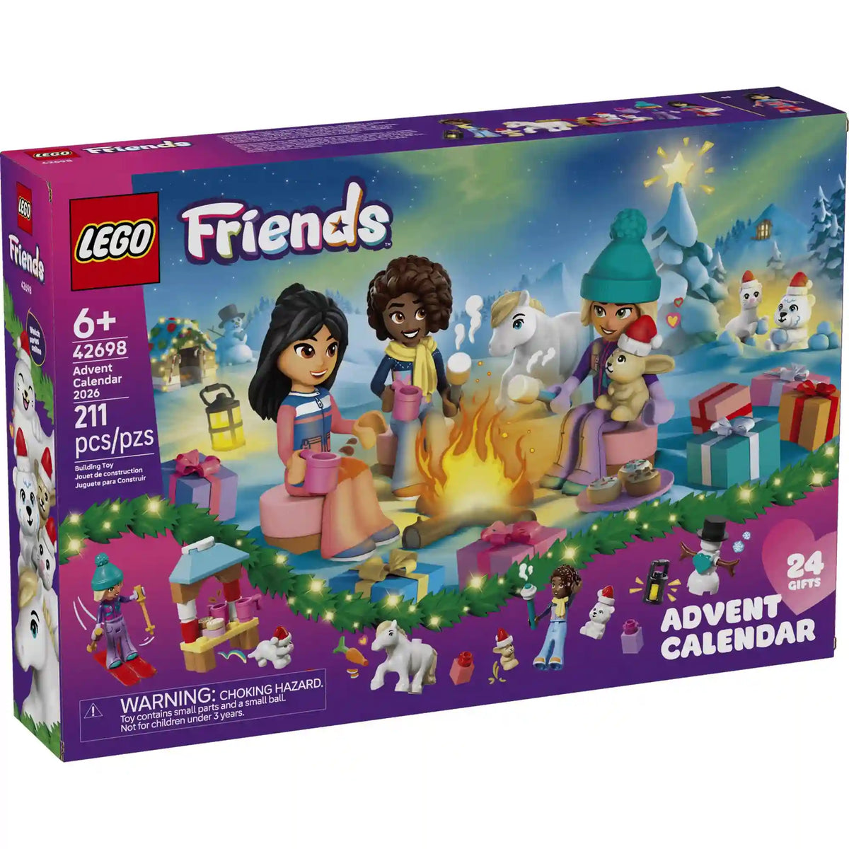 LEGO Friends: Adventi naptár 2026, 42698, 211 darabos