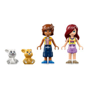 LEGO Friends Paisley és Leo figurák, valamint két nyuszi állatfigura részletes termékképe
