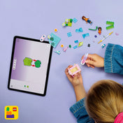 LEGO Friends Kalandok az axolotlhajón építés közben, LEGO Builder app 3D-s útmutató használatával