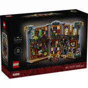 LEGO Icons (Creator Expert): Könyvkuckó Könyvesbolt 11379 fekete doboza, az 1690 darabos könyvesboltmodell képével.