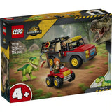LEGO Jurassic World: Fiatal T-Rexet szállító teherautó 77978, 115 darabos