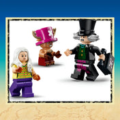 A LEGO One Piece: Dr. Hiriluk rejtekhelye 75641 minifigurái: Tony Tony Chopper, Dr. Hiriluk és Dr. Kureha.