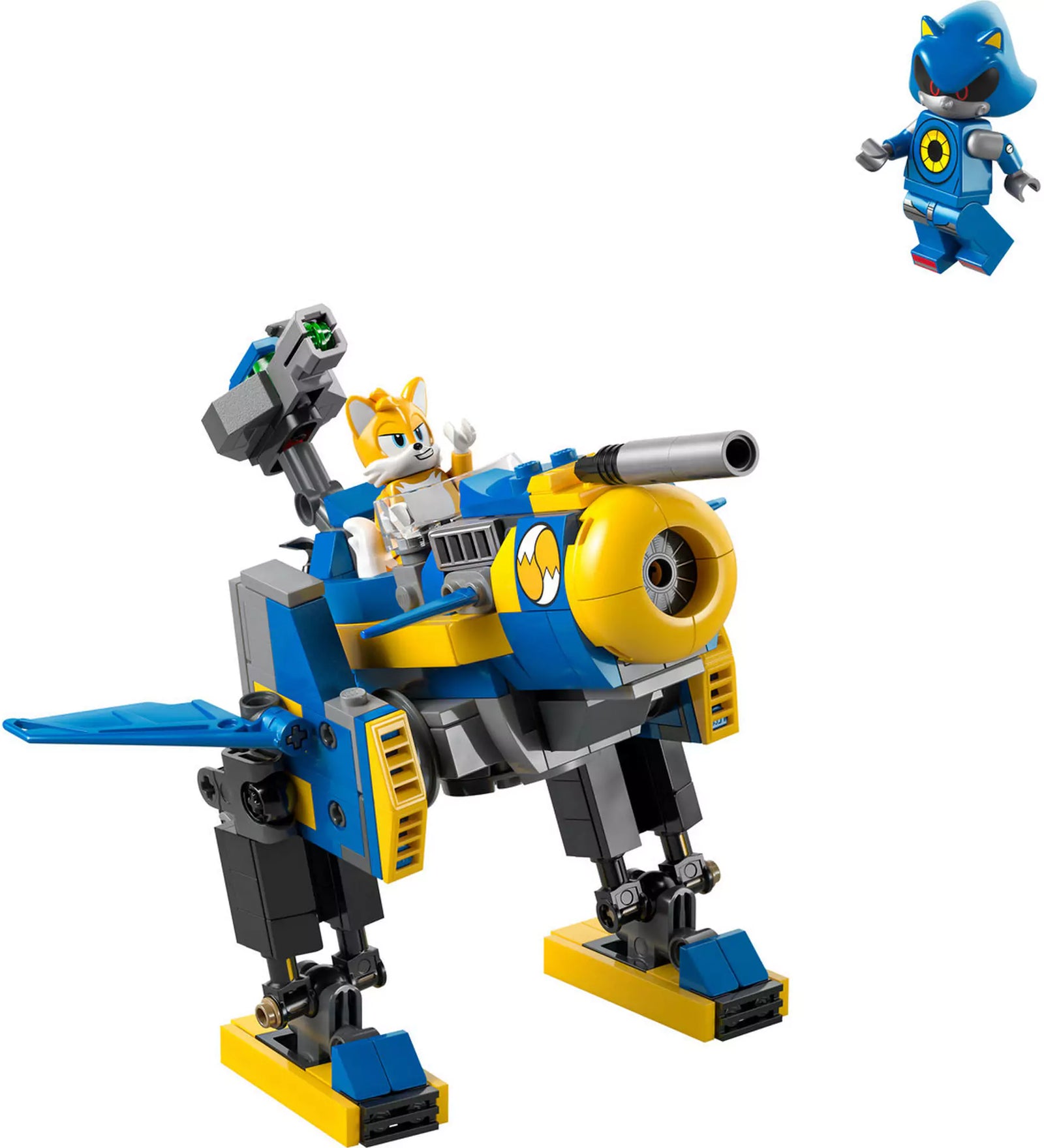  LEGO Sonic the Hedgehog - Cyclone Metal Sonic ellen (77002) készlet kibővítve, akciódús jelenettel és a robot repülési módjával.