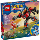 LEGO Sonic the Hedgehog: Knuckles vs. Dr. Eggman Egg Crusher robotja 77005, 350 de piese