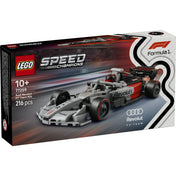 LEGO Speed Champions Audi Revolut F1 Team R26 (77259) dobozkép, hivatalos Formula 1 LEGO készlet 10 éves kortól.