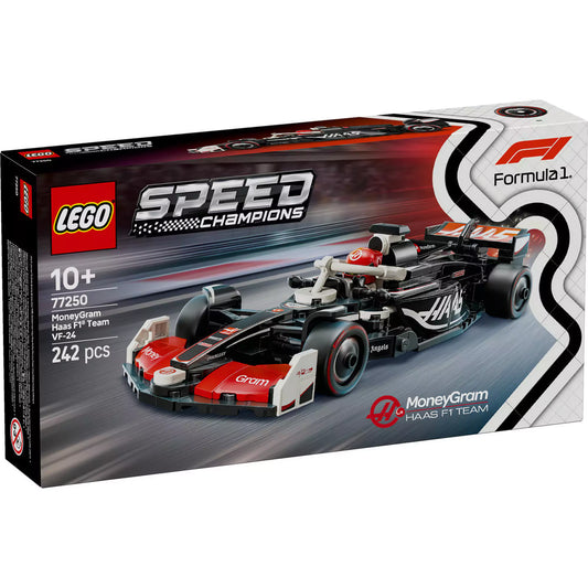  LEGO Speed Champions MoneyGram Haas F1 Team VF-24 versenyautó dobozban, száguldásra készen