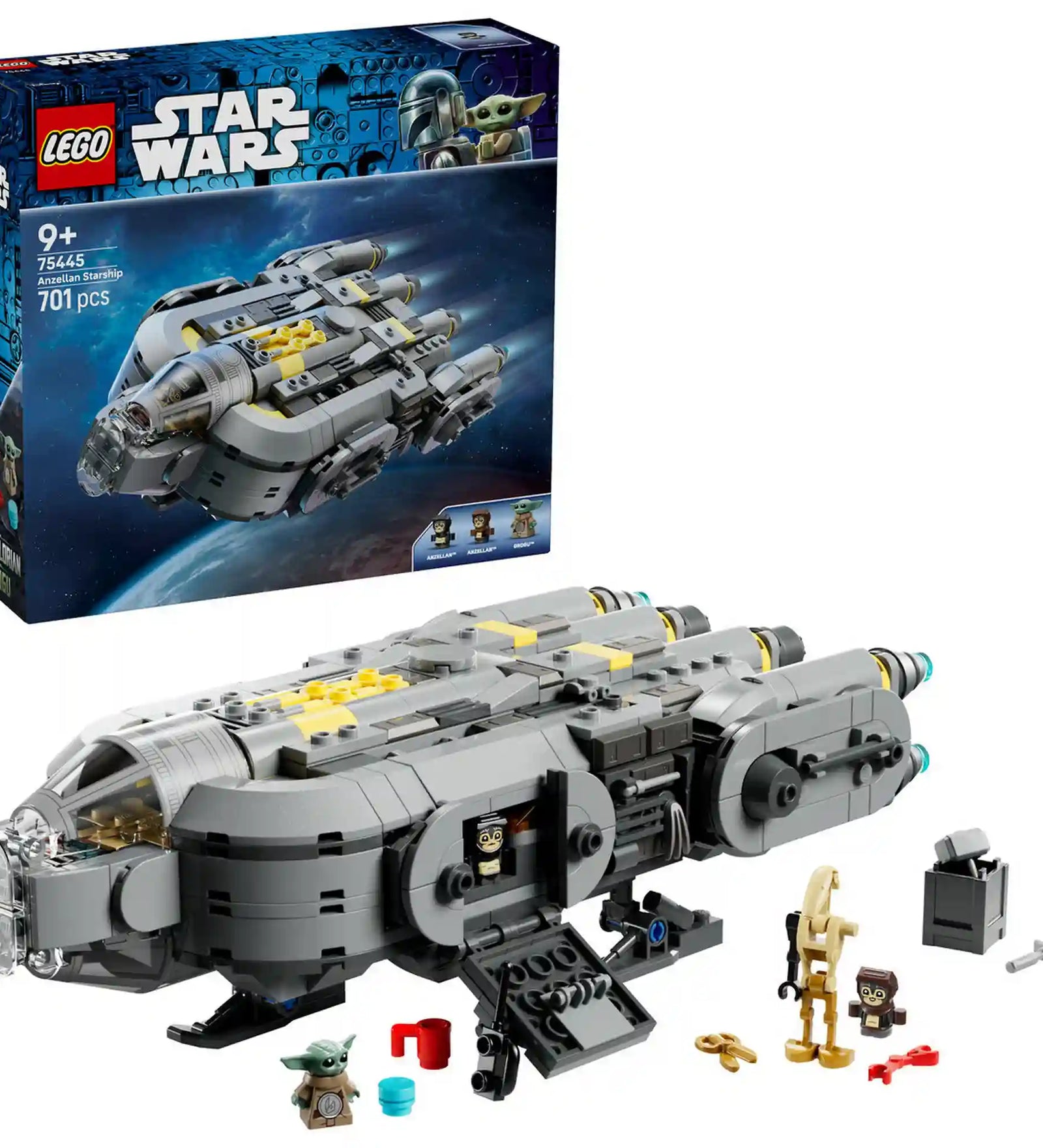 LEGO Star Wars Az anzellanok csillaghajója teljes készlet minifigurákkal és kiegészítőkkel