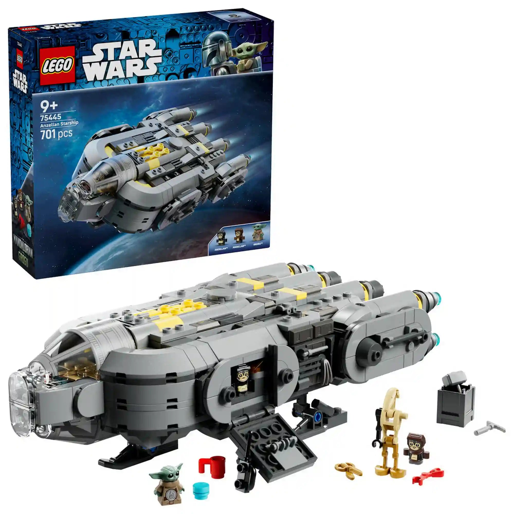 LEGO Star Wars Az anzellanok csillaghajója teljes készlet minifigurákkal és kiegészítőkkel