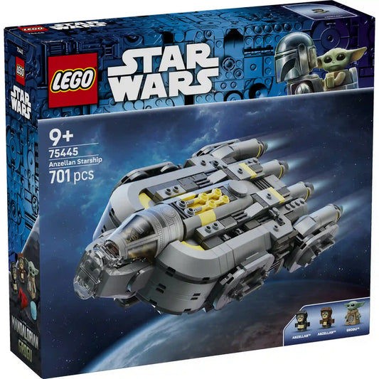 LEGO Star Wars Az anzellanok csillaghajója 75445 dobozkép elölnézetből 701 darabos készlettel