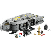 LEGO Star Wars csillaghajó részletes oldalnézetben nyitható ajtóval és belső térrel