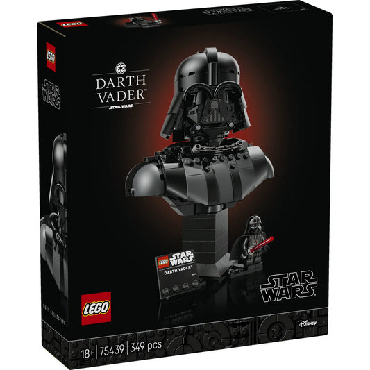 LEGO Star Wars Darth Vader (75439) dobozkép a készlettel és minifigurával.