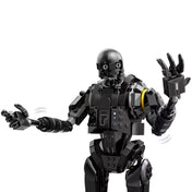 LEGO Star Wars: K-2SO biztonsági droid (75434) mozgatható karjai – közelkép a droid fejről és karokról, a mozgatható részek kiemelve.