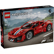 A LEGO Technic: Ferrari 488 Pista 42235 készlet dobozának előoldala.