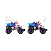 LEGO Technic Monster Jam Sparkle Smash 42220 Pull-Back funkció működés közben, mozgást bemutató ábra
