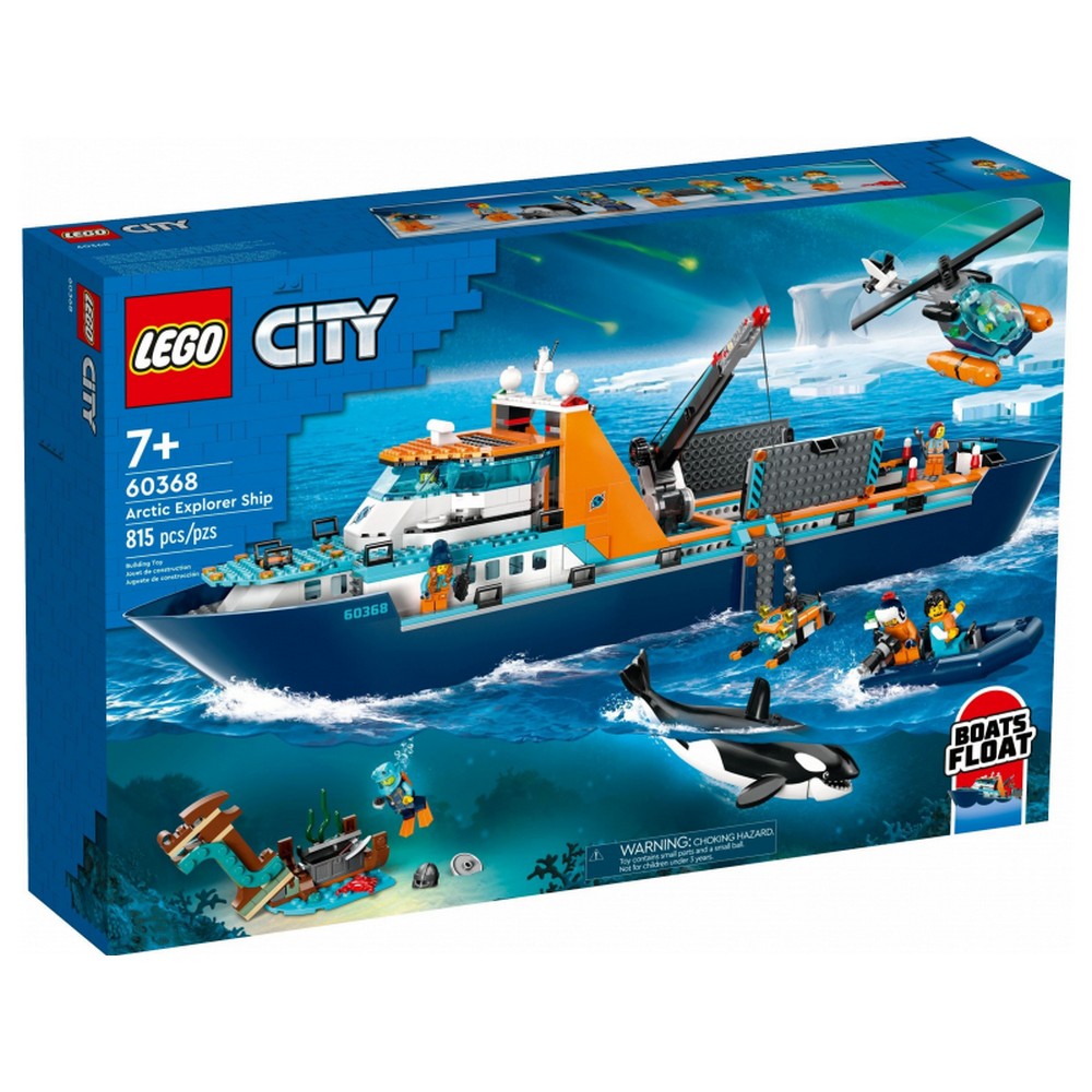 LEGO City Sarkkutató hajó 60368 815 darabos