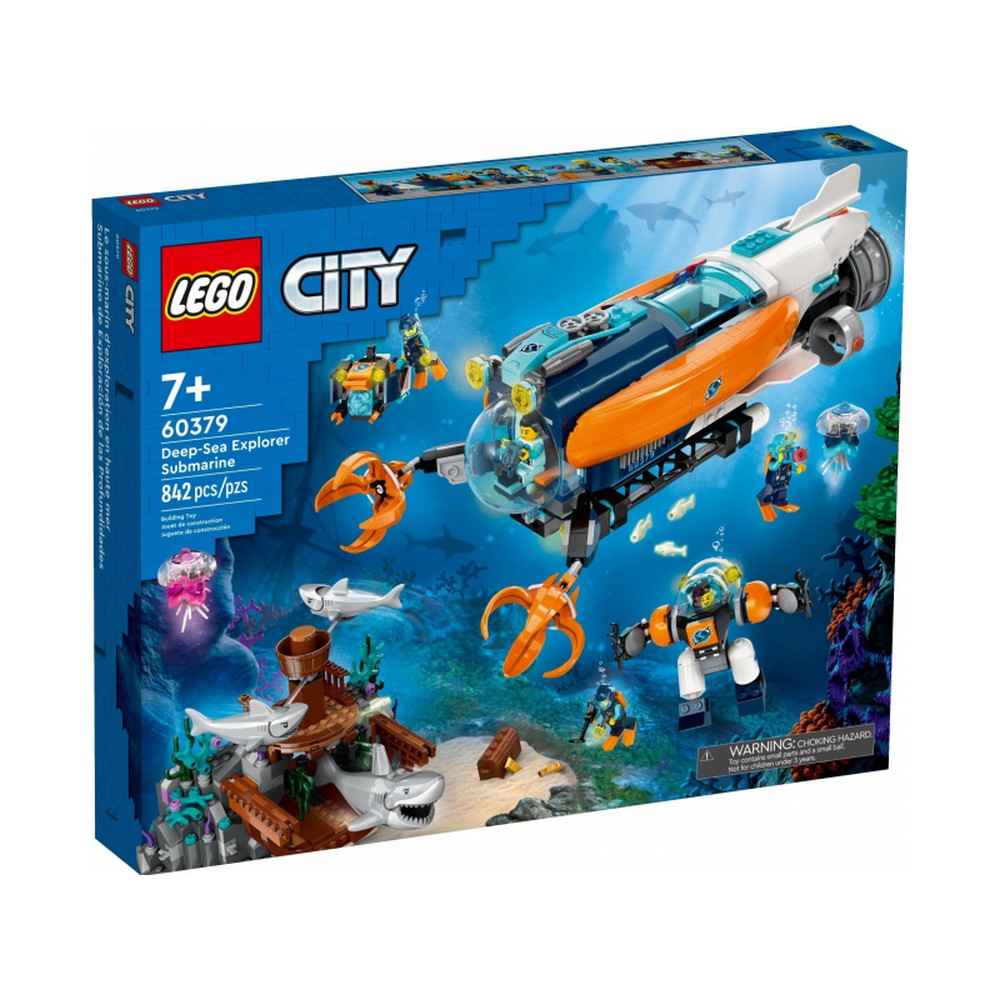 LEGO City Mélytengeri kutató tengeralattjáró 60379