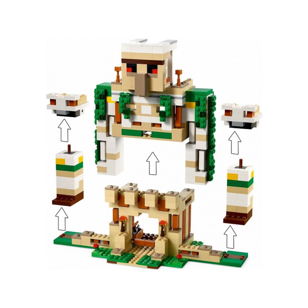 LEGO Minecraft A vasgólem erődje 21250 868 darabos