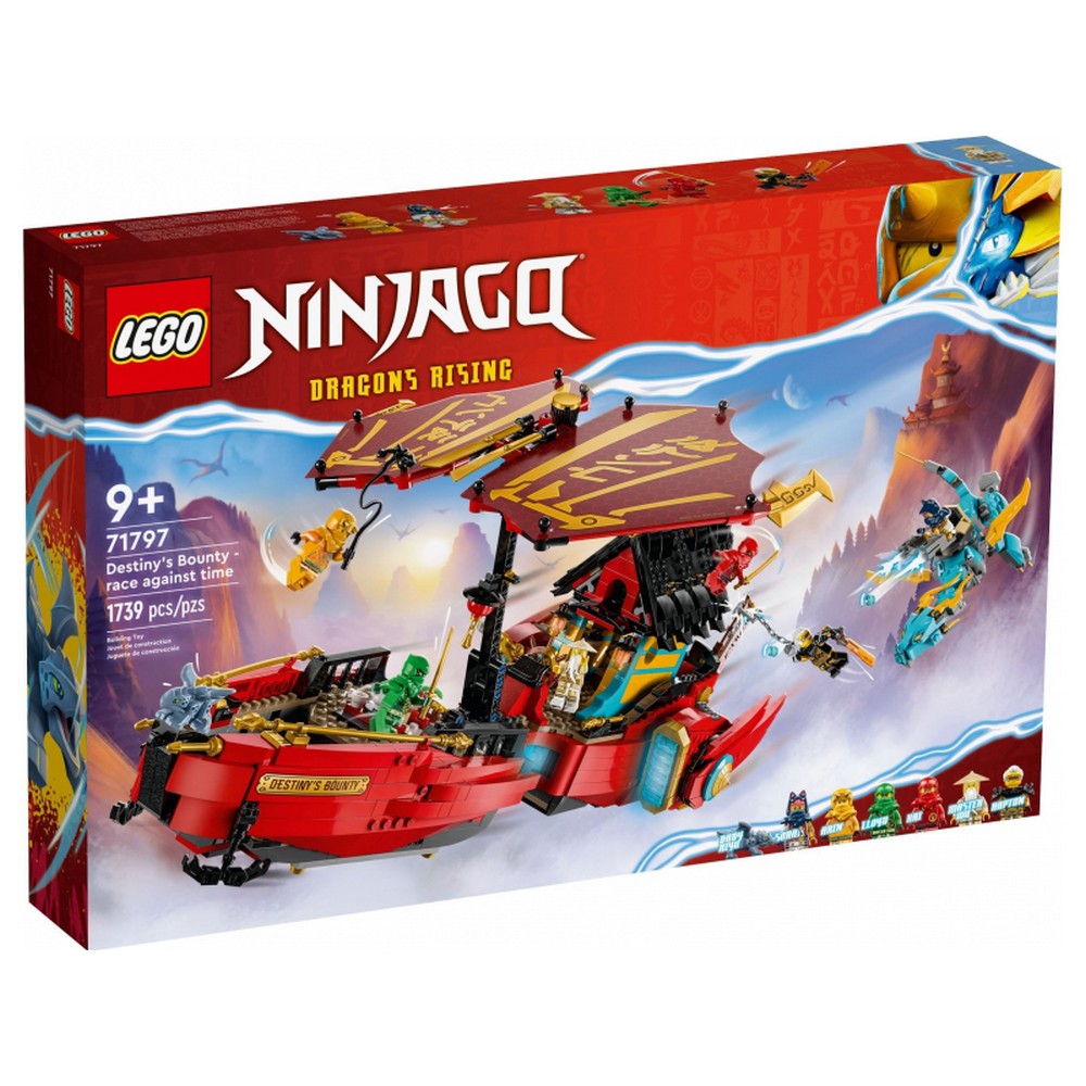 LEGO Ninjago™ A Sors Adománya - versenyfutás az idővel 71797 1739 darabos