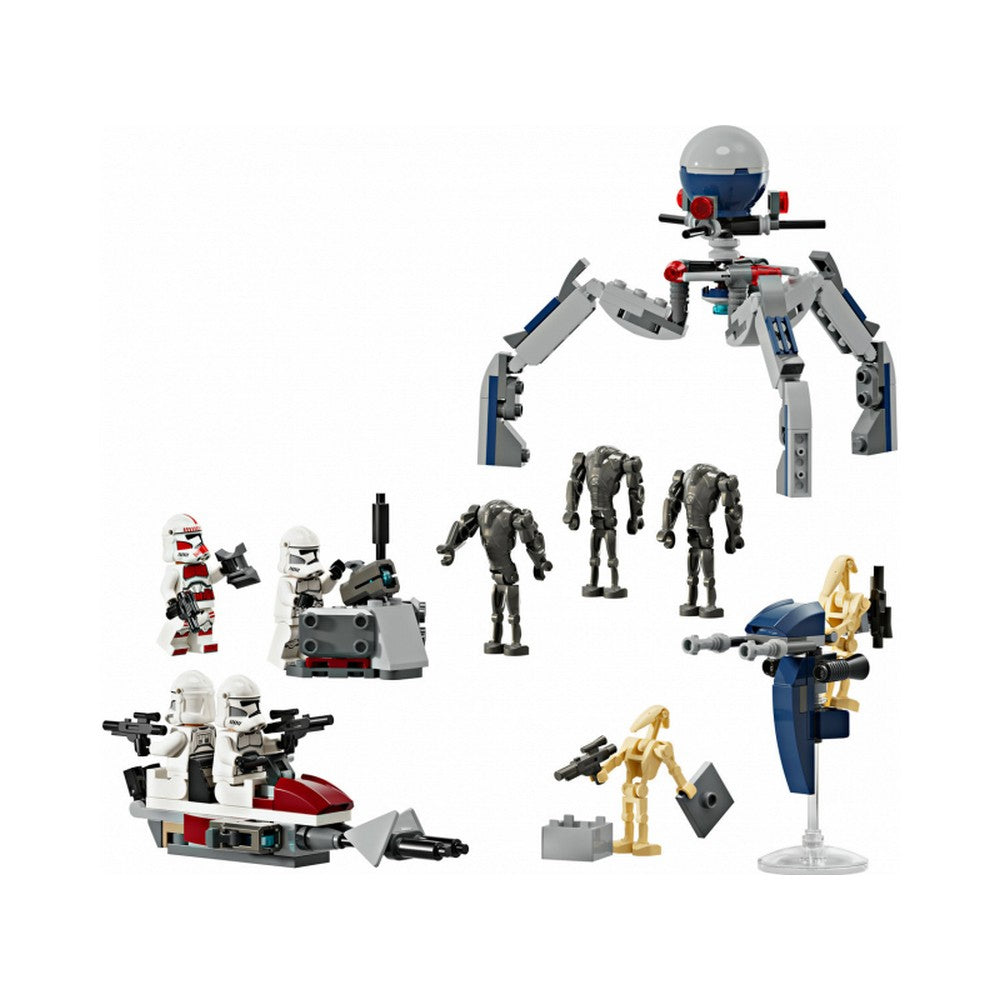 LEGO Star Wars Klónkatona™ és harci droid™ harci csomag 75372 215 darabos