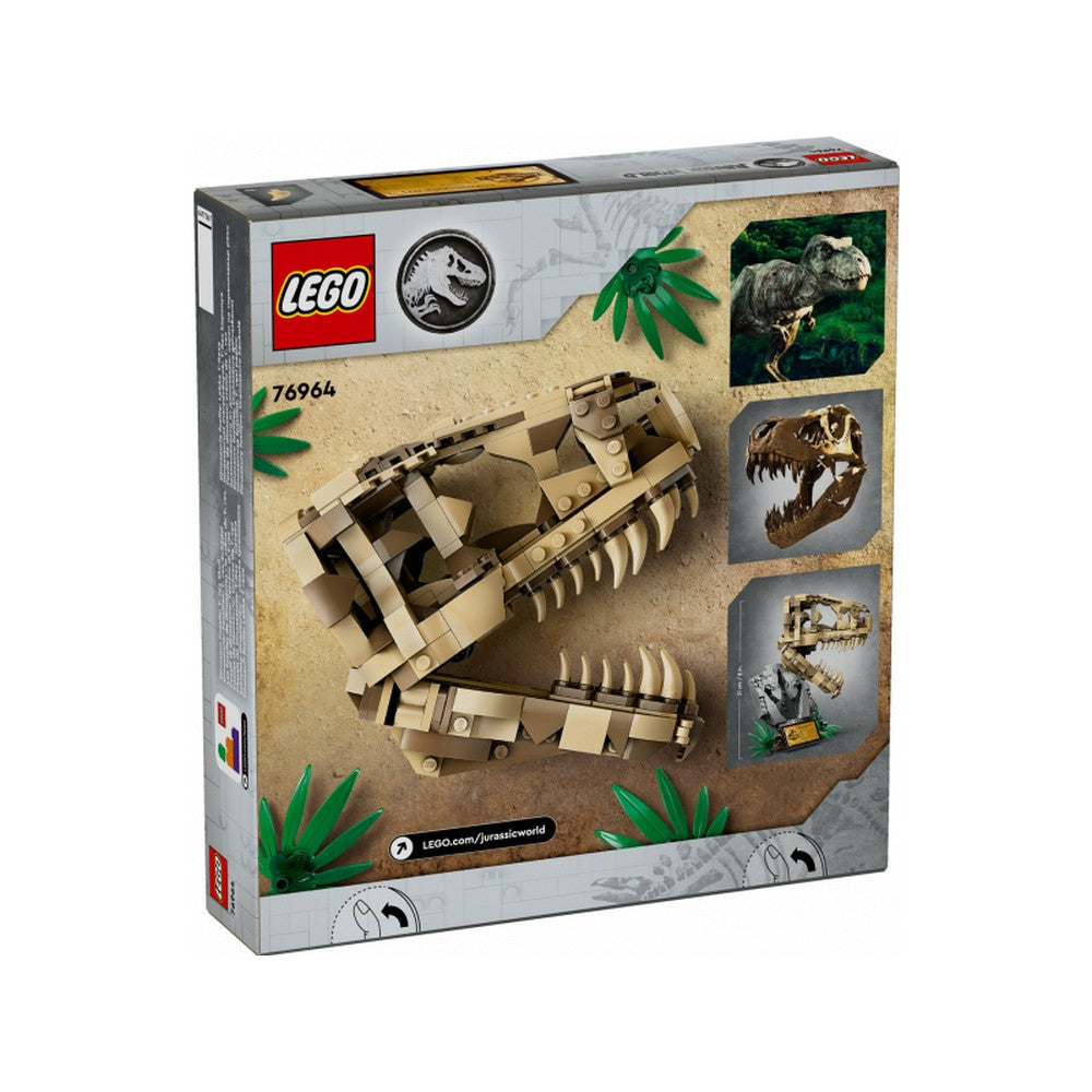 LEGO Jurassic World Dinoszaurusz maradványok: T-Rex koponya 76964 577 darabos