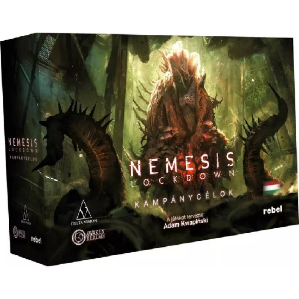 Nemesis: Lockdown KS kampánycélok magyar nyelvű társasjáték