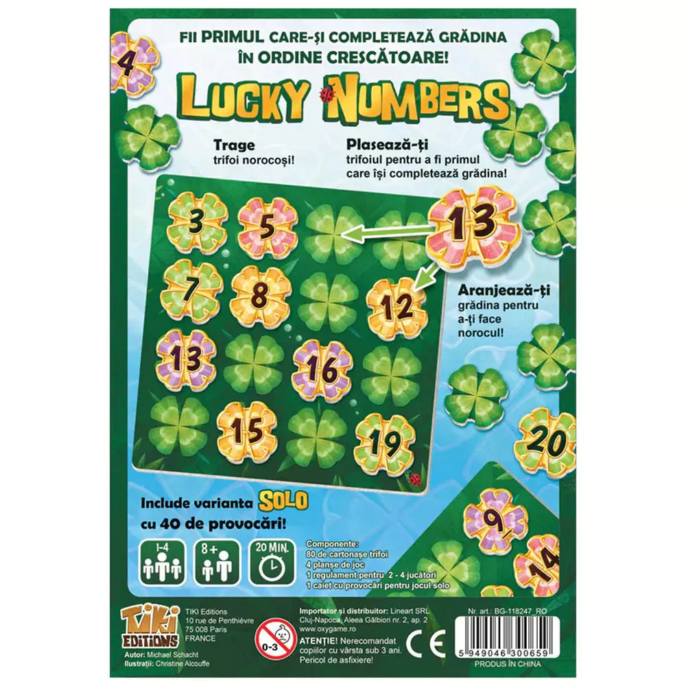 Lucky Numbers, joc de societate în limba română