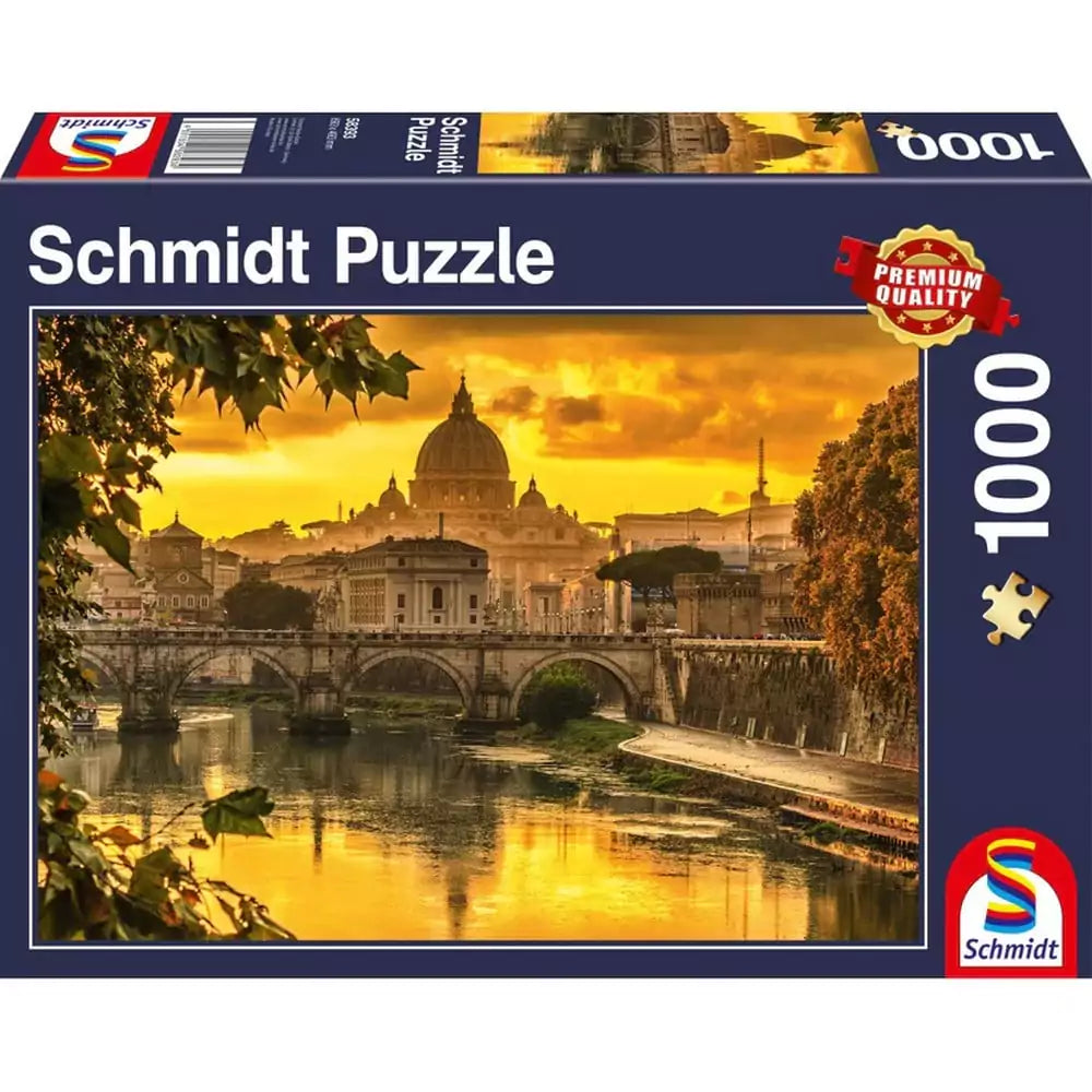 Puzzle Schmidt: Aranyfény Róma felett, 1000 darab