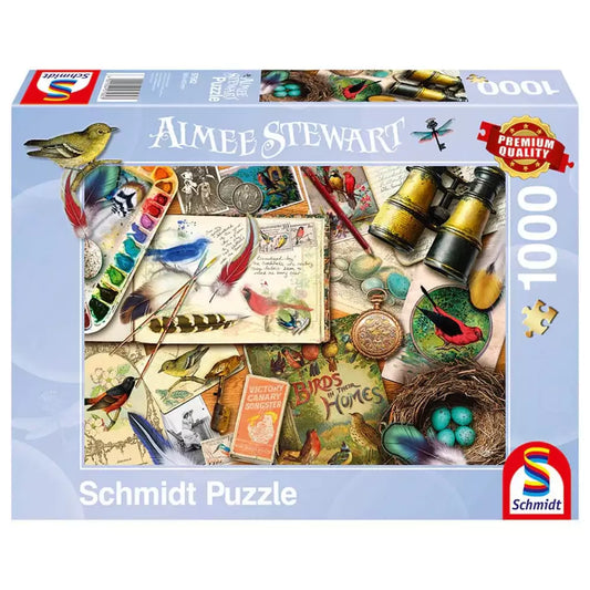 Puzzle Schmidt: Aimee Steward - Madarak megfigyelése, 1000 darab