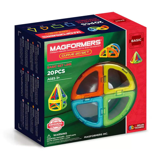 Magformers Curve Set - Ívek, 20 darab
