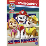 Mancs Őrjárat: Színes mancsok, Színezőkönyv! foglalkoztató