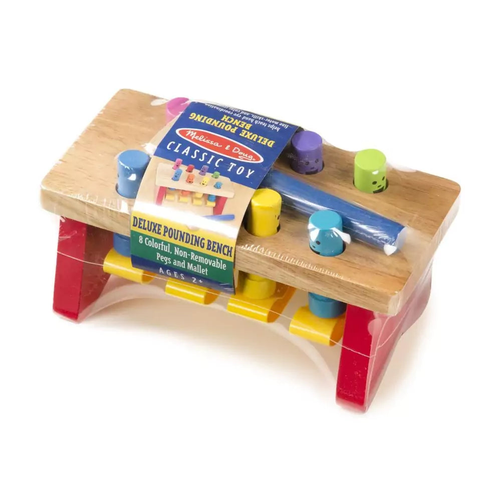 Melissa & Doug Fa készségfejlesztő játék, Kalapálós asztal