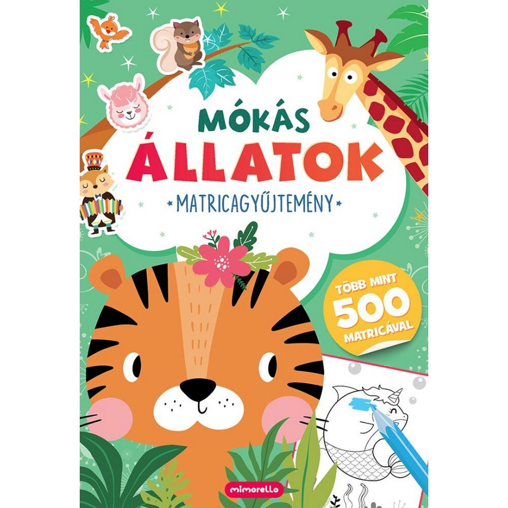Mókás állatok - magyar nyelvű munkafüzet
