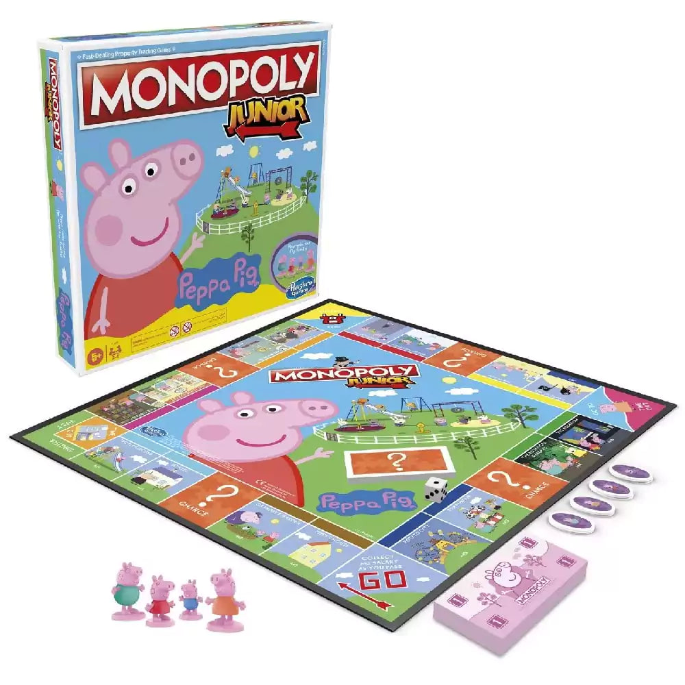 Monopoly Junior Peppa Pig  - román nyelvű társasjáték