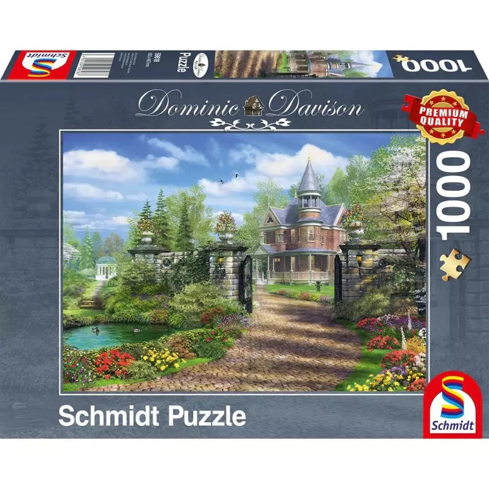 Puzzle Schmidt: Dominic Davison - Idilli vidéki birtok, 1000 darabos