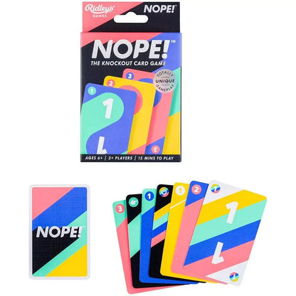 Nope! The Knockout Card Game -angol nyelvű kártyajáték