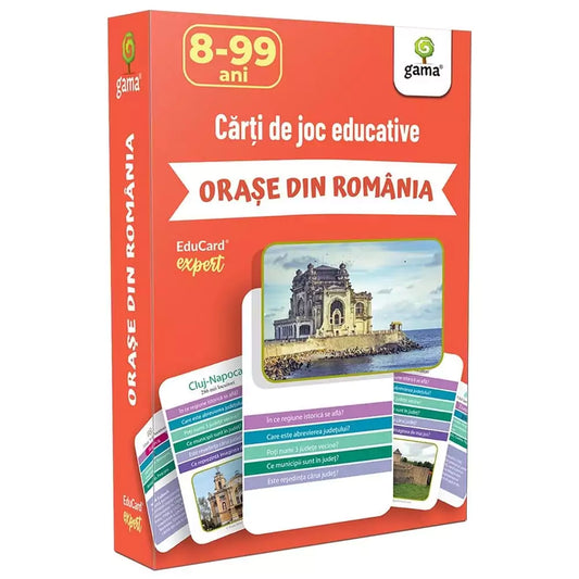 Oraşe din România - joc educativ - játék