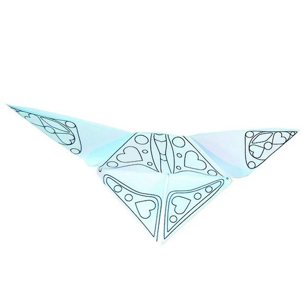 Festhető pillangók - Fridolin origami - festetlen pelda a tartalombol