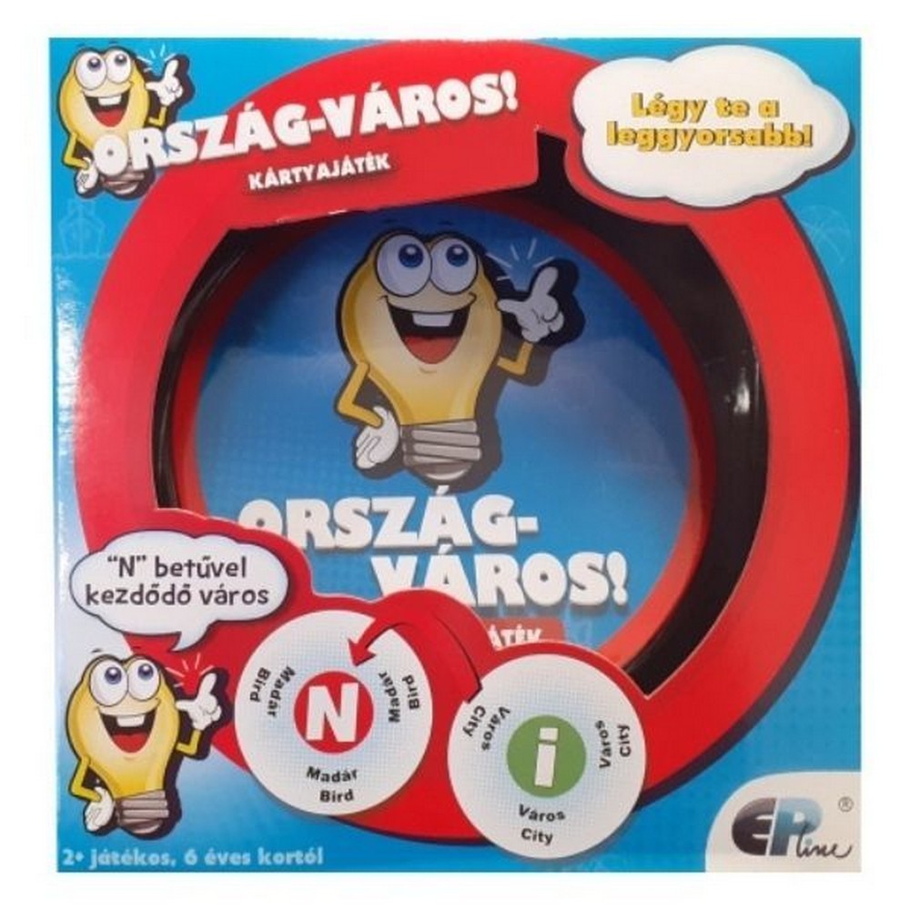 Ország-város magyar nyelvű társasjáték