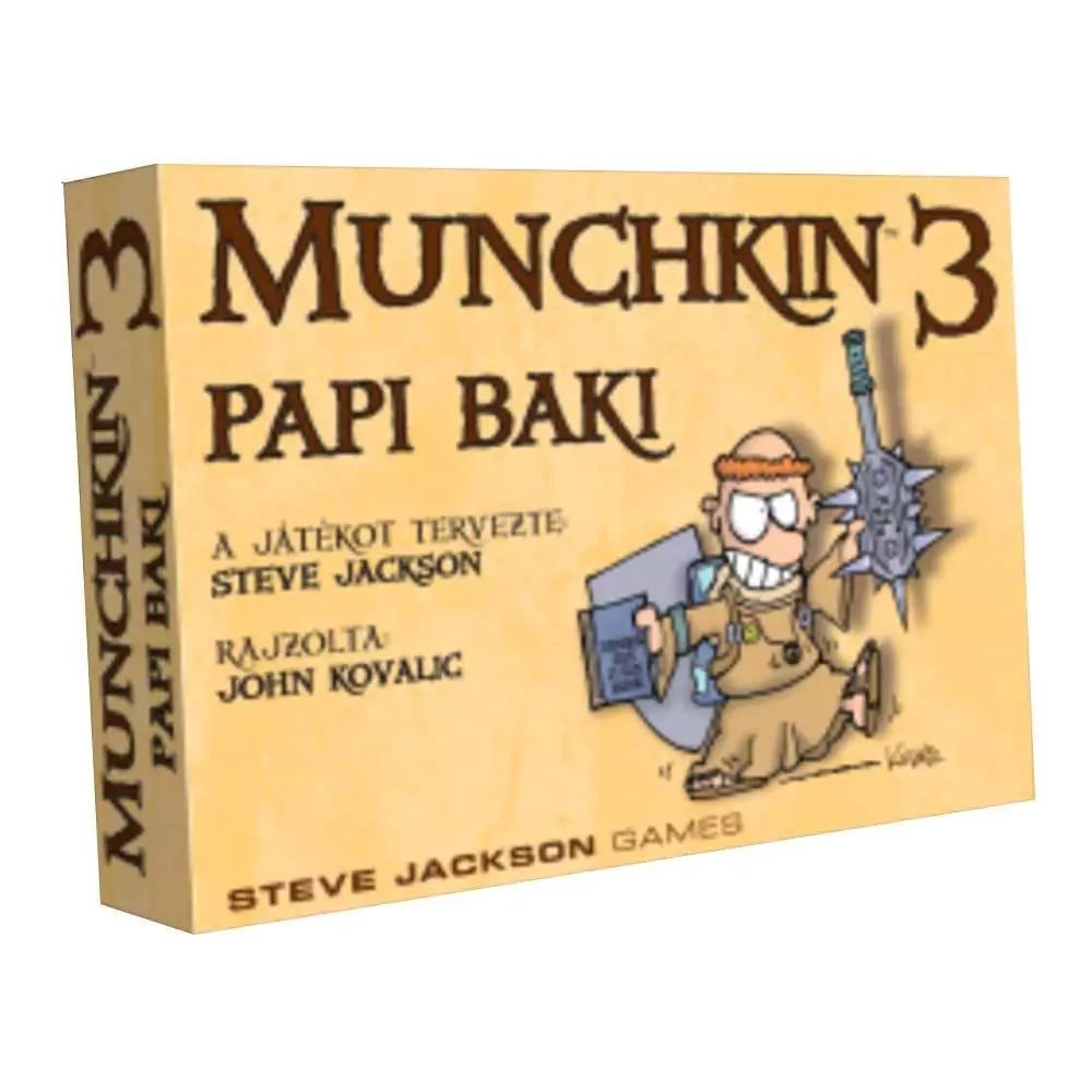 Munchkin 3 Papi Baki magyar nyelvű kiegészítő
