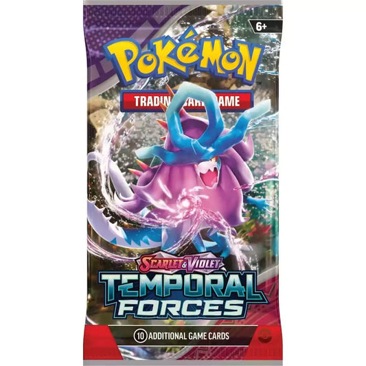 Pokémon Scarlet & Violet Temporal Forces Kártyacsomag eleje