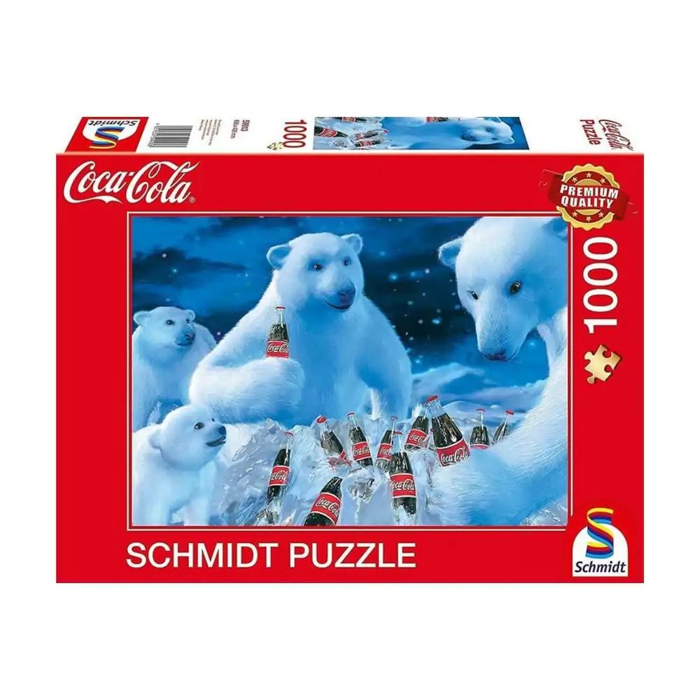 Puzzle Schmidt: Coca Cola - Polar bears, 1000 darabos