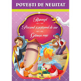 Povești de neuitat: Rapunzel, Pescarul și peștișorul de aur, Găinușa roșie, román nyelvű könyv