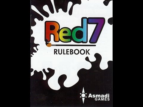 Red7, angol nyelvű társasjáték