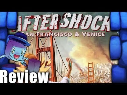 Aftershock: San Francisco & Venice -Angol nyelvű társasjáték