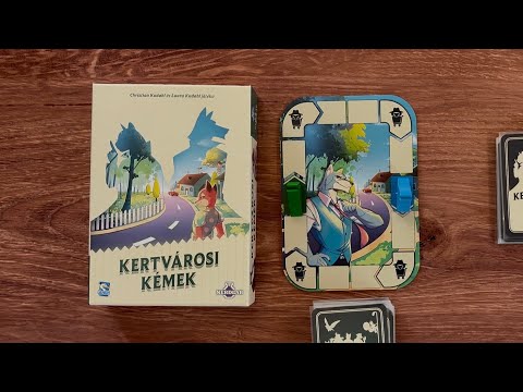 Kertvárosi kémek magyar nyelvű társasjáték