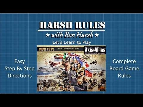 Axis & Allies WWI 1914 angol nyelvű társasjáték