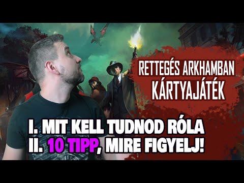Rettegés Arkhamban: A kártyajáték (2023-as kiadás), joc de societate în limba maghiară