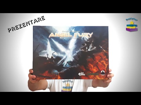 ANGEL FURY román nyelvű társasjáték